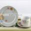 20 pcs western ceramic dinner set with decal