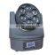 Bee eye 6x15w rgbw disco light led moving head stage light dj equipment