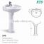 HTD-205 Hot sale ceramic popular design sanitary ware pedestal washing sink