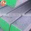 Continually casted square steel billets