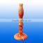 Finest Made Natural Yellow Jade Stone Lampstand