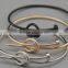 New Edition Stylish Nail Love Knot Bracelet Bangle                        
                                                Quality Choice