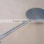 Stainless steel round shaped pizza peel in baking equipment