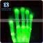 2016 Glow in the dark white led gloves for concert,light gloves led