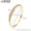 wholesale gold plated European double hearts design women bangles