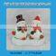 High Quality ceramic salt and pepper shaker for christmas snowman