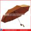 Factory Price UV Coated Polyester Manual Open 3 Fold Umbrella