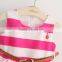 Fashion children white crochet flower top chiffon short tutu dress baby girls chiffon tutu christmas dresses