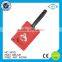 3D promotional soft pvc luggage tag