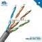 FTP cat 5e doubl jacket cable TIA/EIA/ISO/IEC 24awg polyolefin insulation twisted cores tinned copper braiding 4 pairs 100MHZ