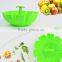 Silicone Draining Basket Kitchen strainer Bowl For Fruit&Vegetable