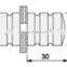 BH-17 Bathroom Aluminum door handle ,Shower sliding glass door handles, double sided door knob