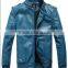 Men's leather collar fashion coat