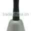 Metal hand bell with wooden handle in custom color for celebration