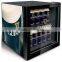 46L wholesale glass door table fridge