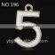 Clothing decorative metal appliques