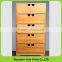 Home used desktop MDF containers set of wooden drawer box