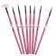 NEW 8pcs/set DIY Professional Polish Brush Set Nail Art Design Painting Tool Pen UV Gel Nail Print Brush Kit Pink