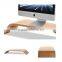 for computer wood stand holder,Fixed adornment wood standing shelf