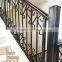 Manufacturer  wholesales prefab wrought iron stair railings, interior iron stair railing