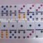 double six color dot dominoes