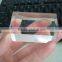 clear solid acrylic logo/sign block