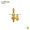 European design golden plated LU988-04 3G copper single robe hook