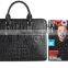 2016 Fashion Luxury Custom Genuine Crocodile Leather Briefcase Men