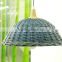 mini wholesale colored wicker lamp shades for home decoration