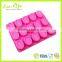 15 cavity FDA approved oval shape silicone molds for soap cake ice cube