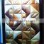 High quality stylish luxury faux leather PU foam waterproof mosaic reading room 3d wall panel