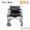 Cheap Price Steel Manual Wheelchair with Double Cross Bar for Disabled People