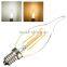 AC220V E14 2W 4W Retro Filament cob led candle light