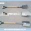 Sweden Heavy Duty Short Wooden Handle Round Farm Shovel