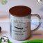 Stainless steel Double Layer (Wood Cup Lid)Mug Coffee Cups Caneca Beer Cup Coffee Mug Taza Copo Fast Shipping With Guarantee