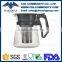 Fresh coffee maker pitcher, 1quart cold brew iced coffee maker with removable filter, BPA free glass iced coffe pot