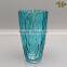 Hand blown beautiful silver glass vases for flower arrangement