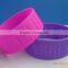 Pulseras de silicona promocional