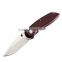Multifunction rosewood handle folding knife, outdoor survival hunting knives