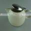 stock ceramic round water bottle,glazed stainless steel lid water pot,teapot