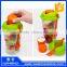 Wholesale Plastic Portable Salad Shaker Cups with Forks