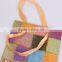 Foldable Gift Bag With Checked Pattern/ Shopping Bag