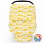 2017 new design infant fabric print car seat cover