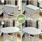 solid wood foldable tea table with magazine holder