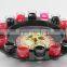 6pcs glasses lucky drinking roulette game set