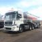 CLW integral fuel trailer towed by tractor horse Dongfeng 350hp truck with 2 axle 37000 liters aluminum tank fuel semi trailer