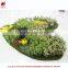 Artificial vertical garden heart shape grass wall artificial wall art decoration