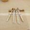 Ec-friendly nice-looking custom natural color bamboo toothbrush