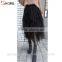 Fashion street style elastic high waist asymmetric multi layers mesh tulle puffy tutu skirts for young ladies