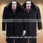 2016 Winter latest design black woolen long business jacket down jacket for men